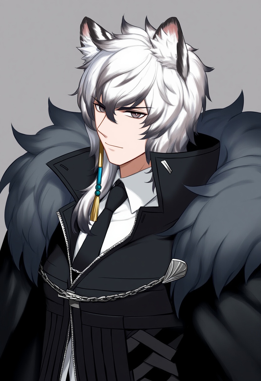 An image depicting silverash (arknights)
