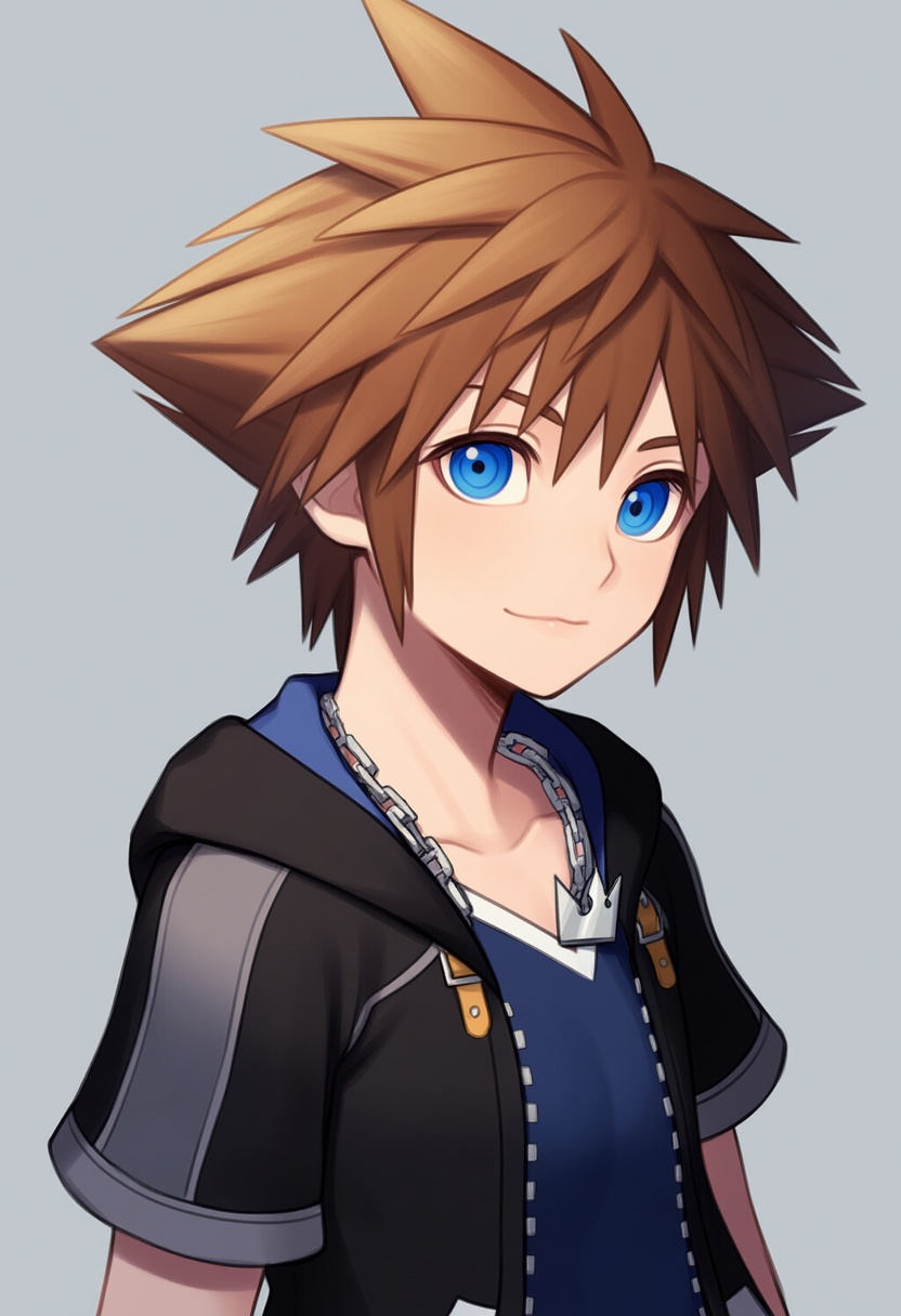 An image depicting sora (kingdom hearts)