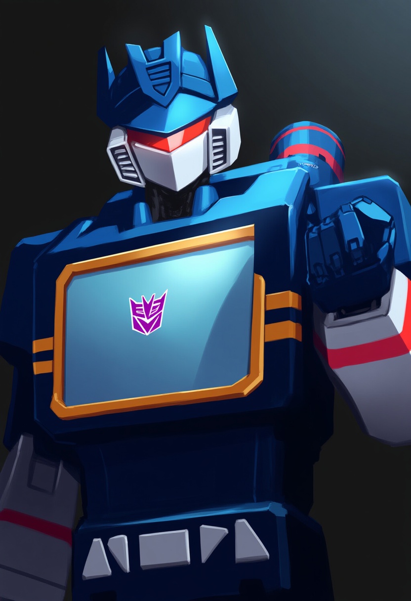 An image depicting soundwave (transformers)