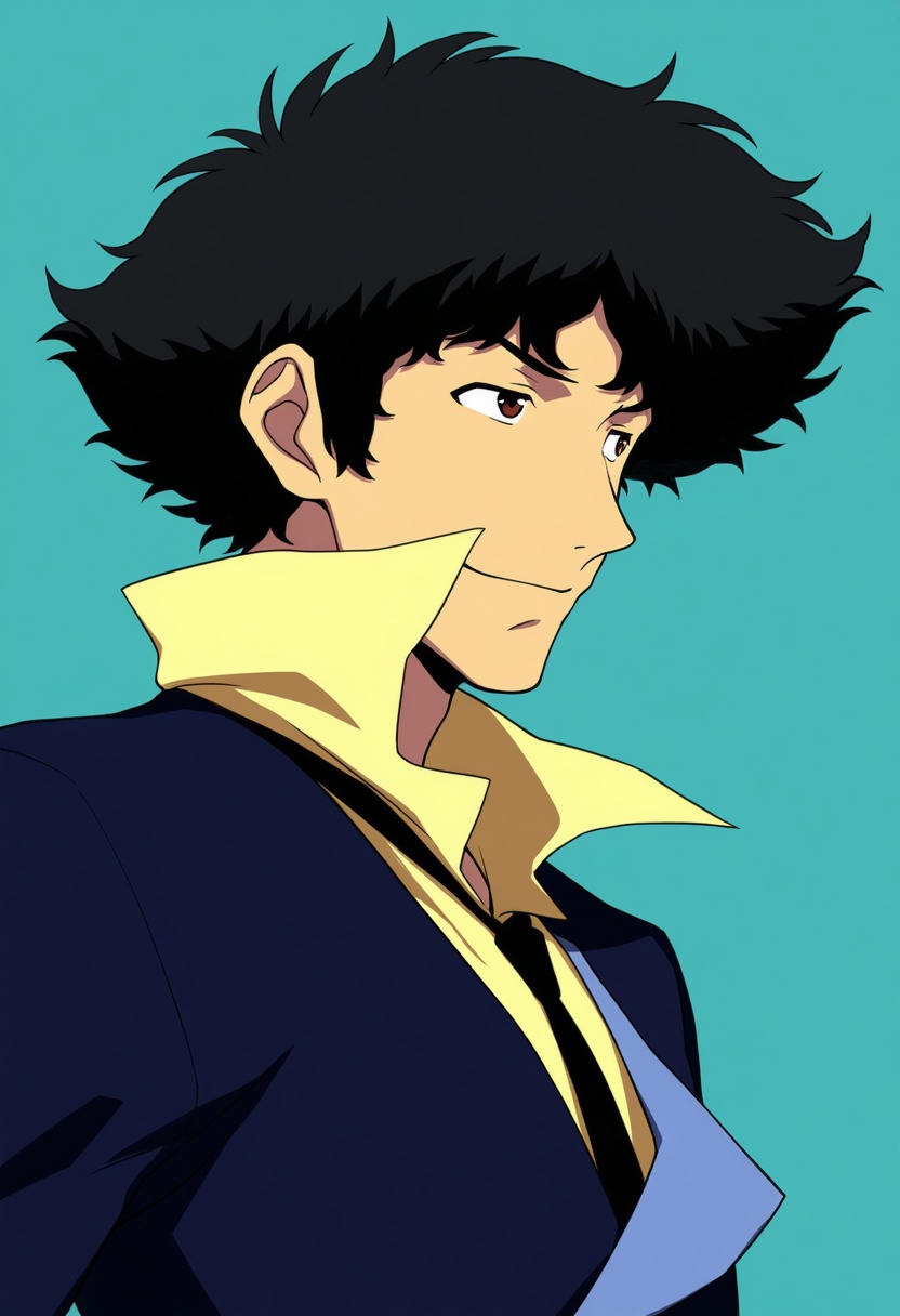 An image depicting spike spiegel