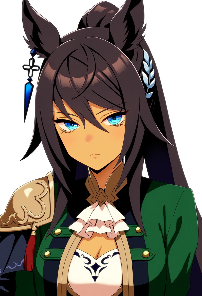 An image depicting symboli kris s (umamusume)