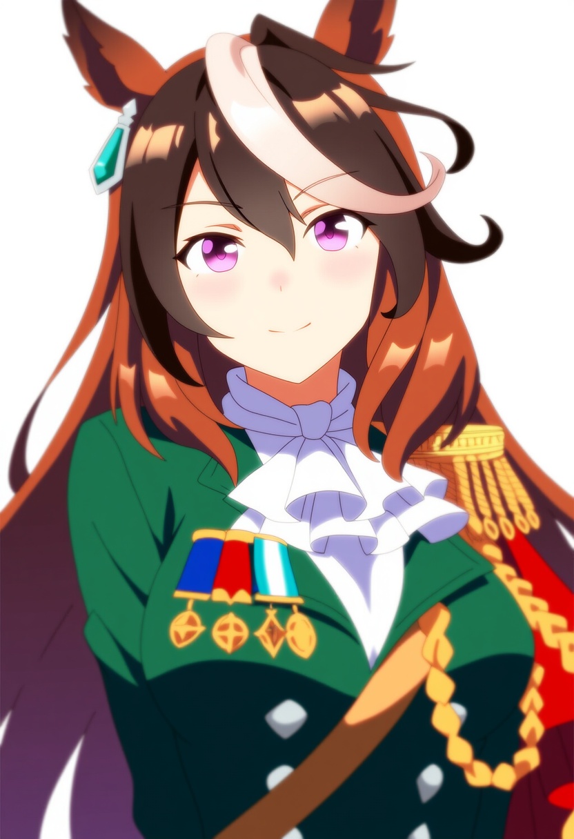 An image depicting symboli rudolf (umamusume)