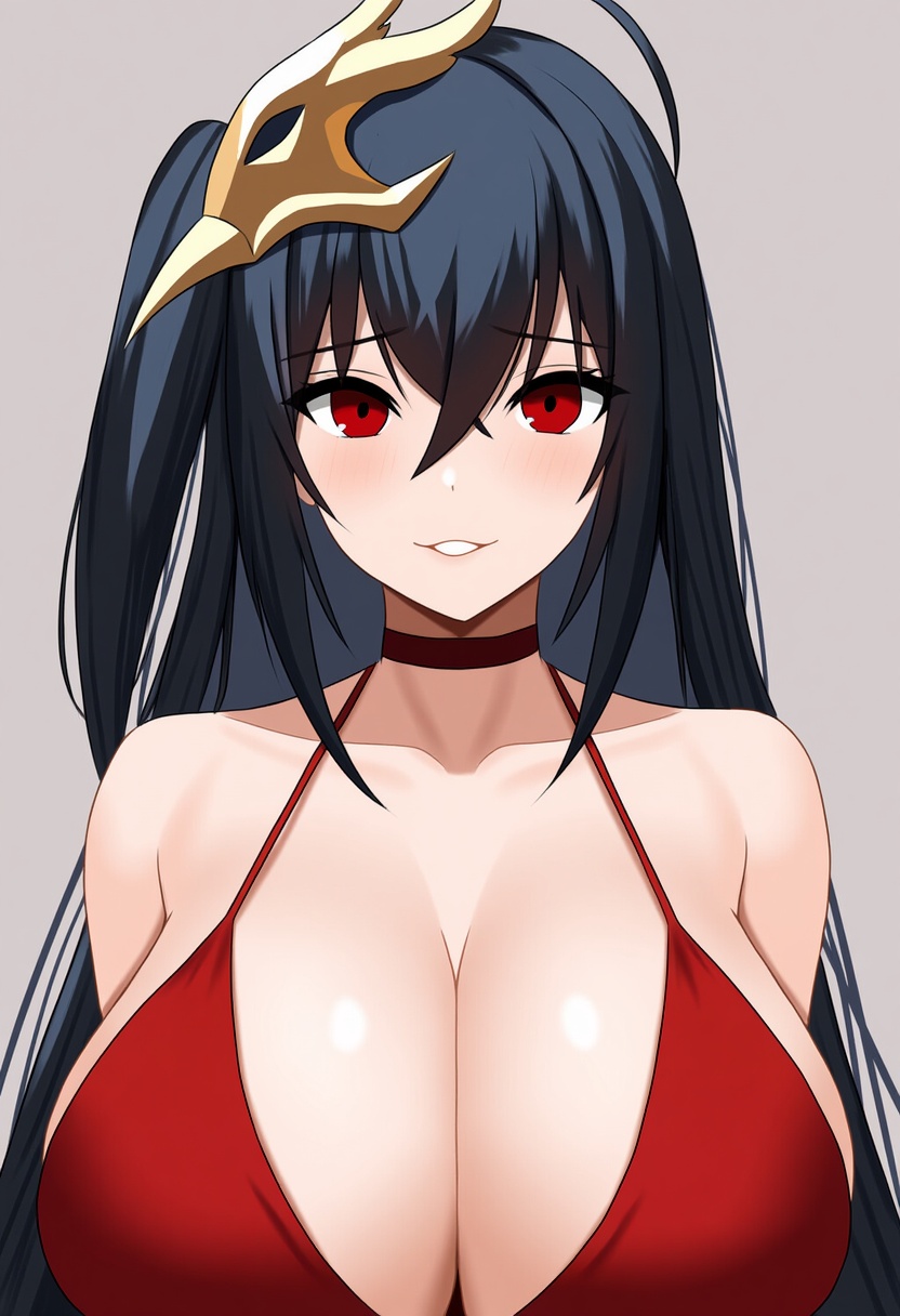 An image depicting taihou (forbidden fruit) (azur lane)