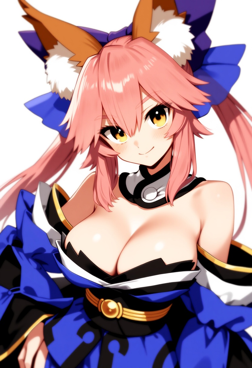 An image depicting tamamo no mae (fate_extra)