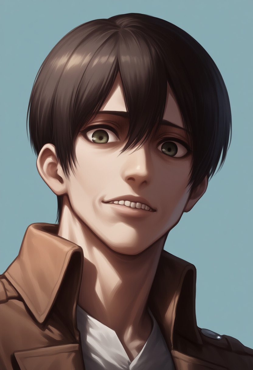 An image depicting titan (shingeki no kyojin)
