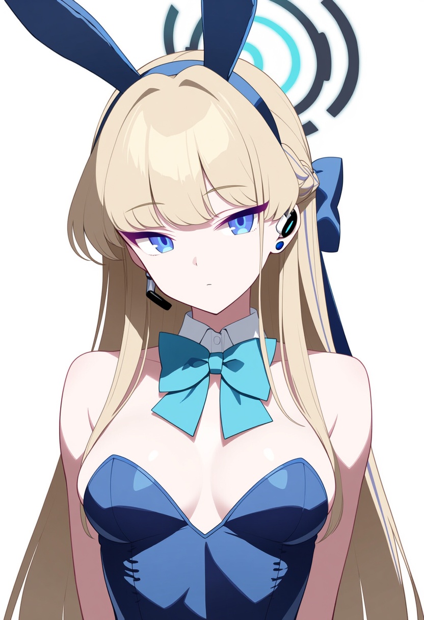 An image depicting toki (bunny) (blue archive)