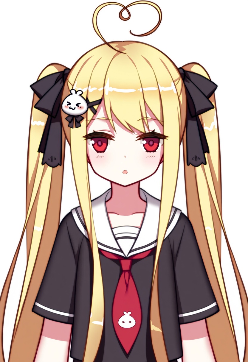 An image depicting tokisaki asaba (niliu chahui)