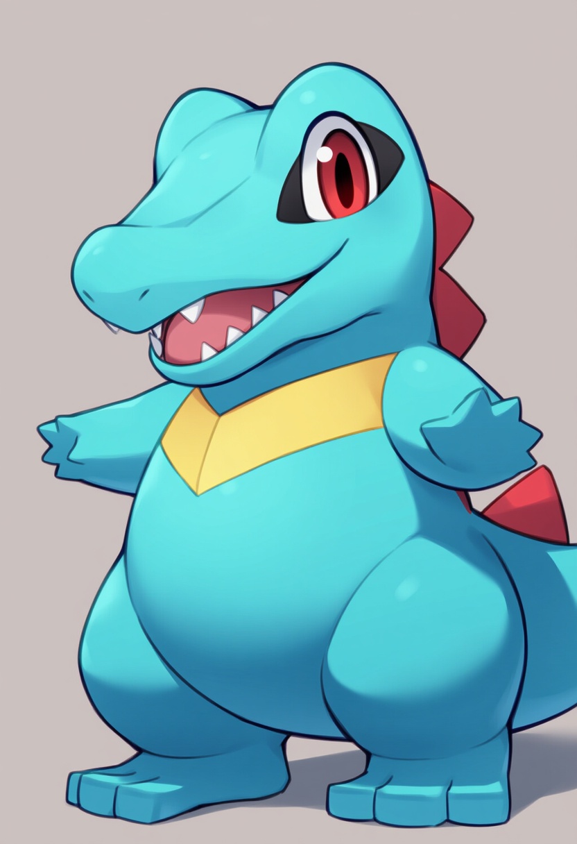 An image depicting totodile