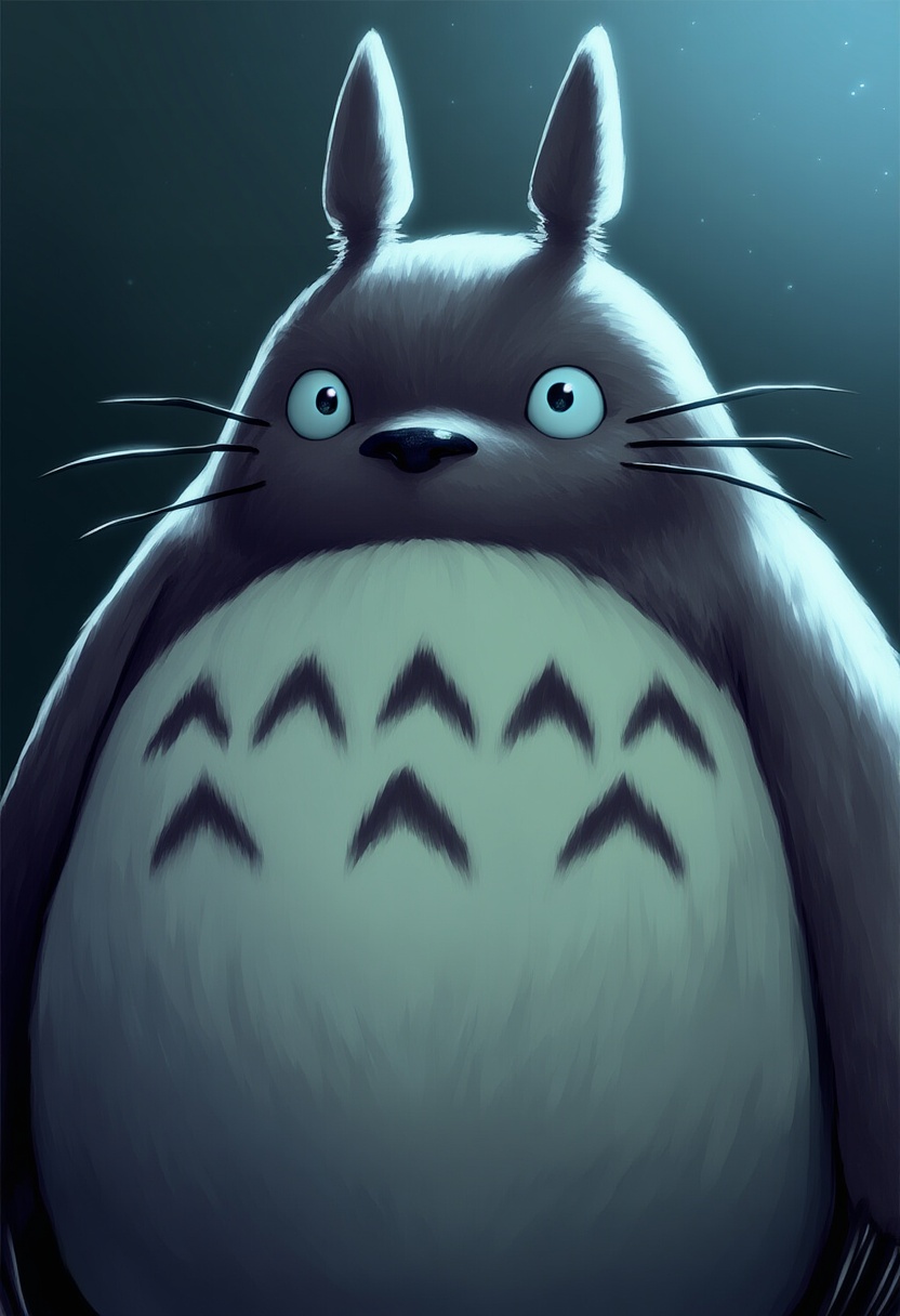 An image depicting totoro