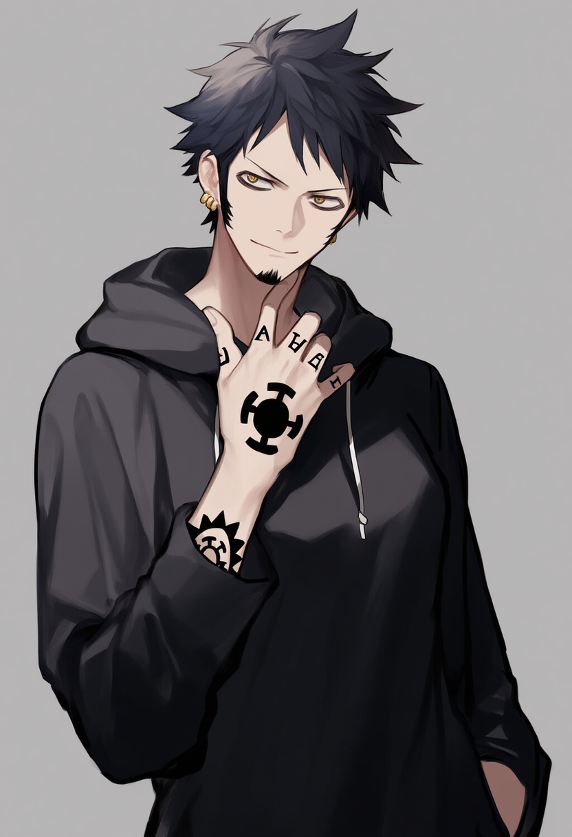 An image depicting trafalgar law