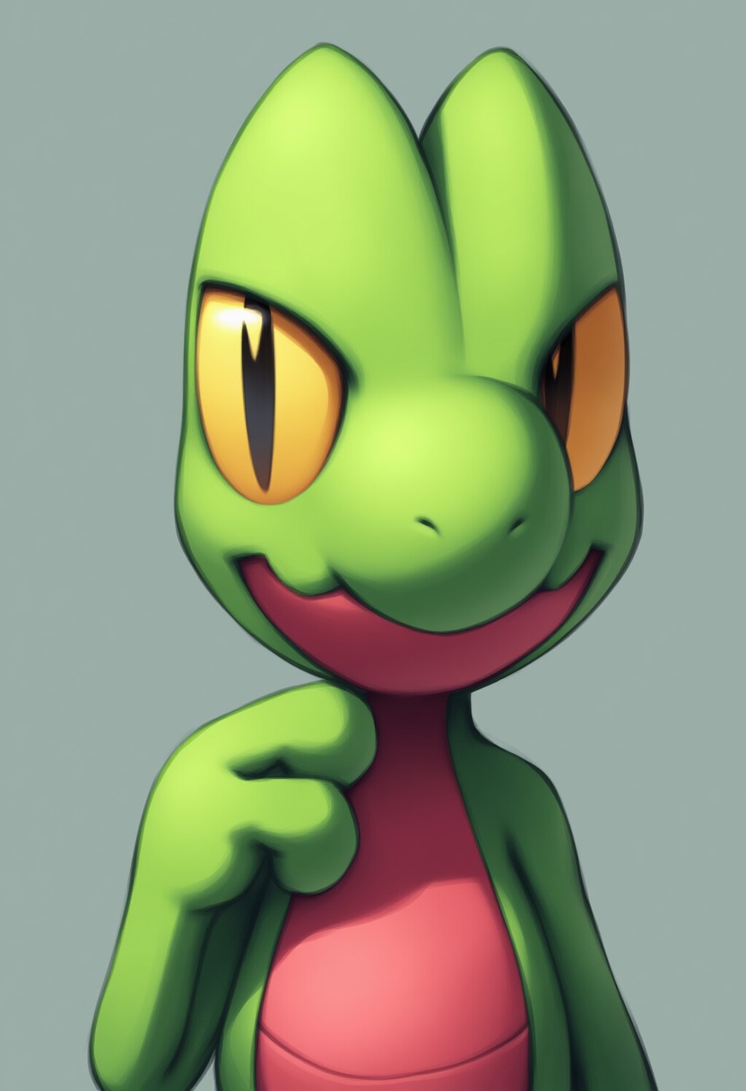 An image depicting treecko
