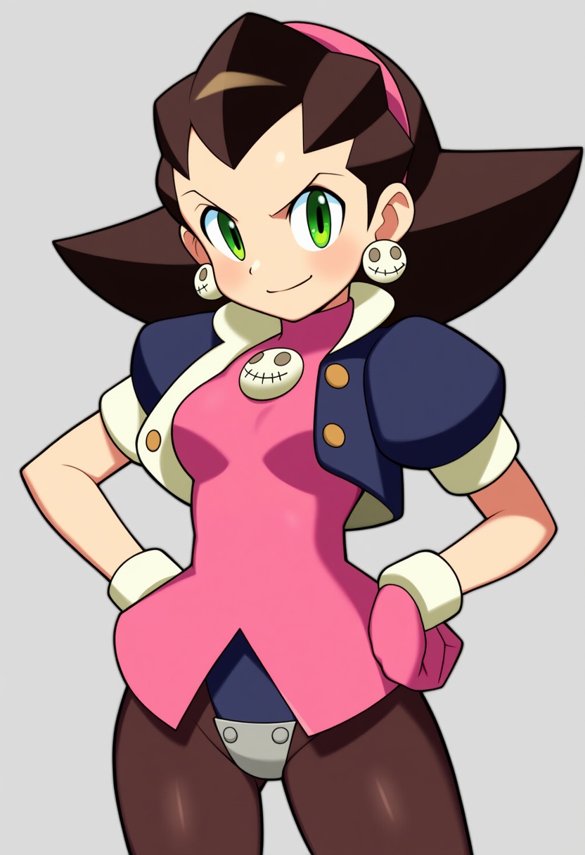 An image depicting tron bonne (mega man)