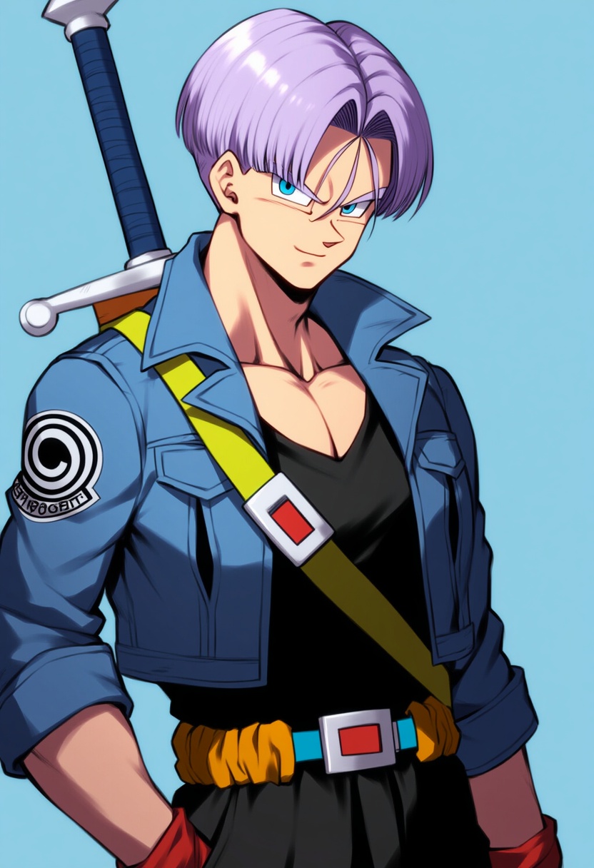 An image depicting trunks (future) (dragon ball)
