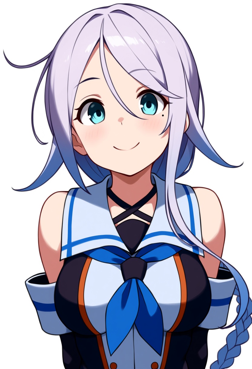 An image depicting umikaze (kancolle)