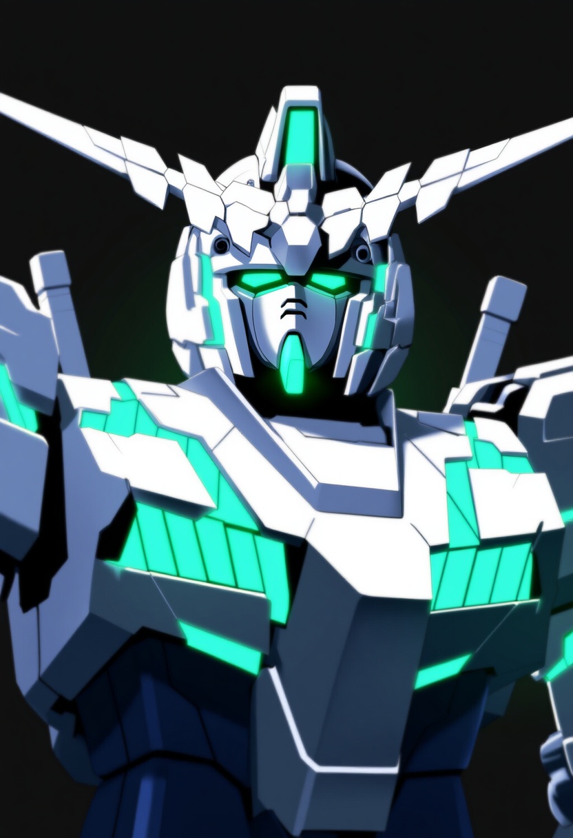 An image depicting unicorn gundam