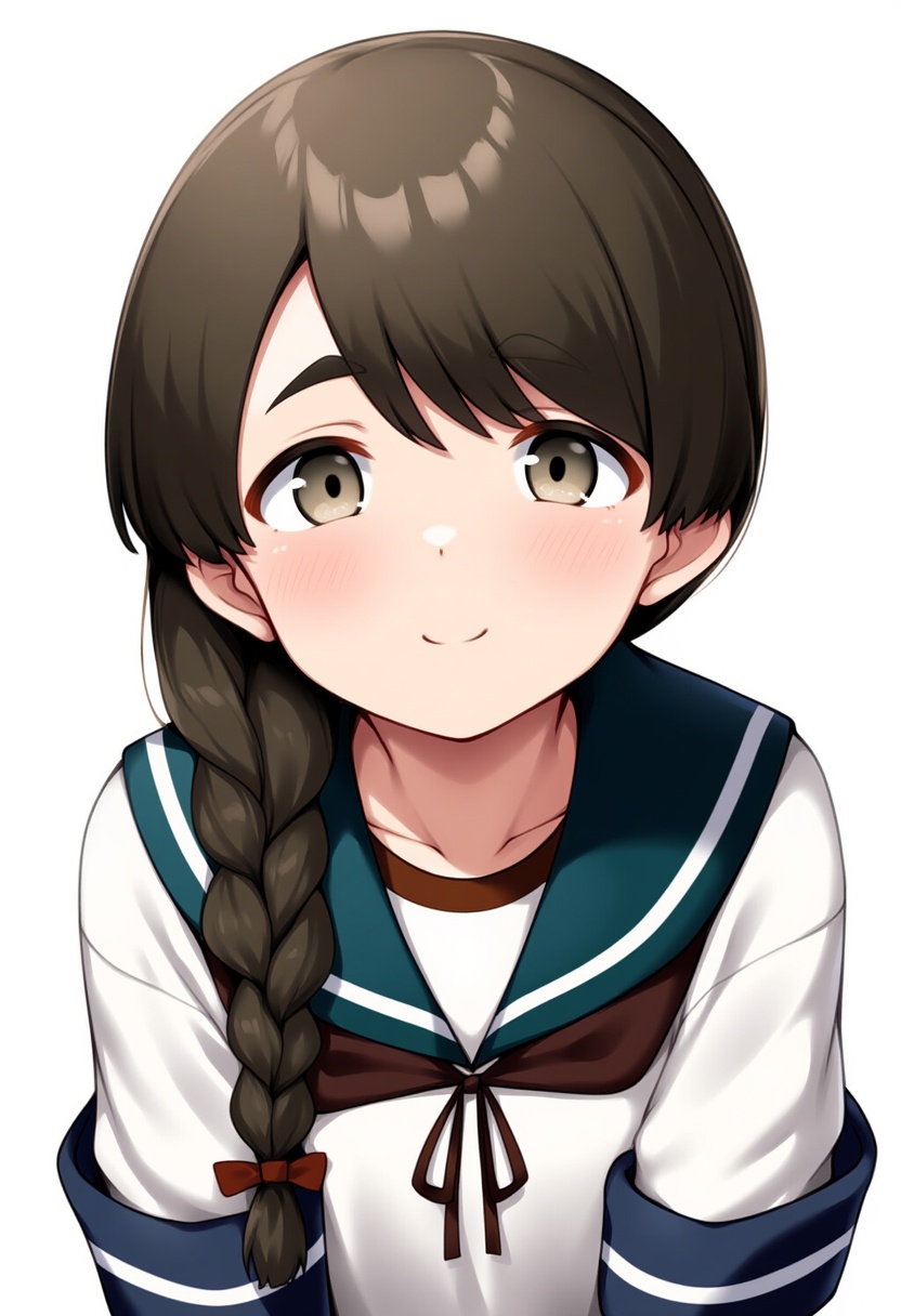 An image depicting uranami (kancolle)