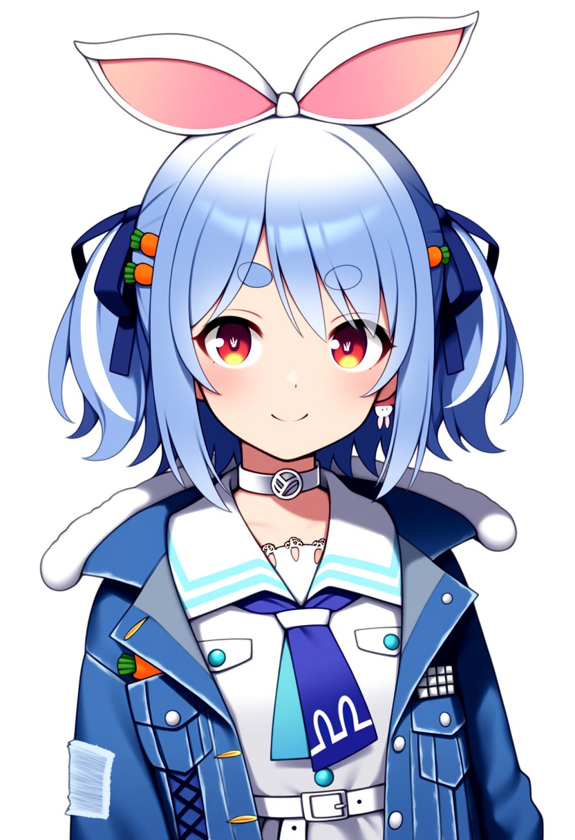 An image depicting usada pekora (casual)