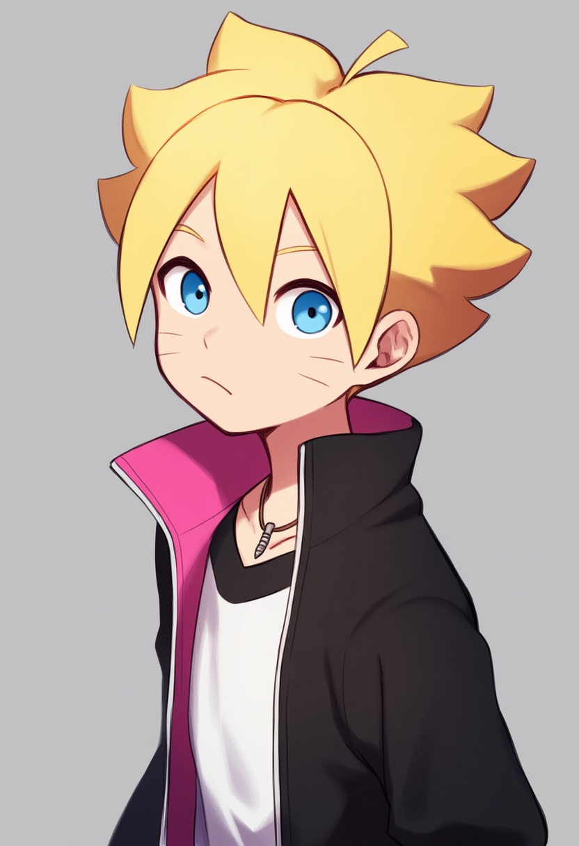An image depicting uzumaki boruto