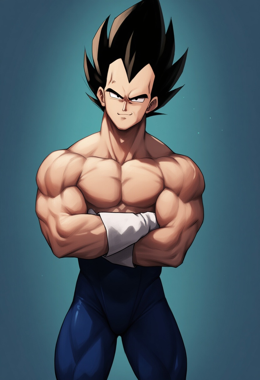 An image depicting vegeta