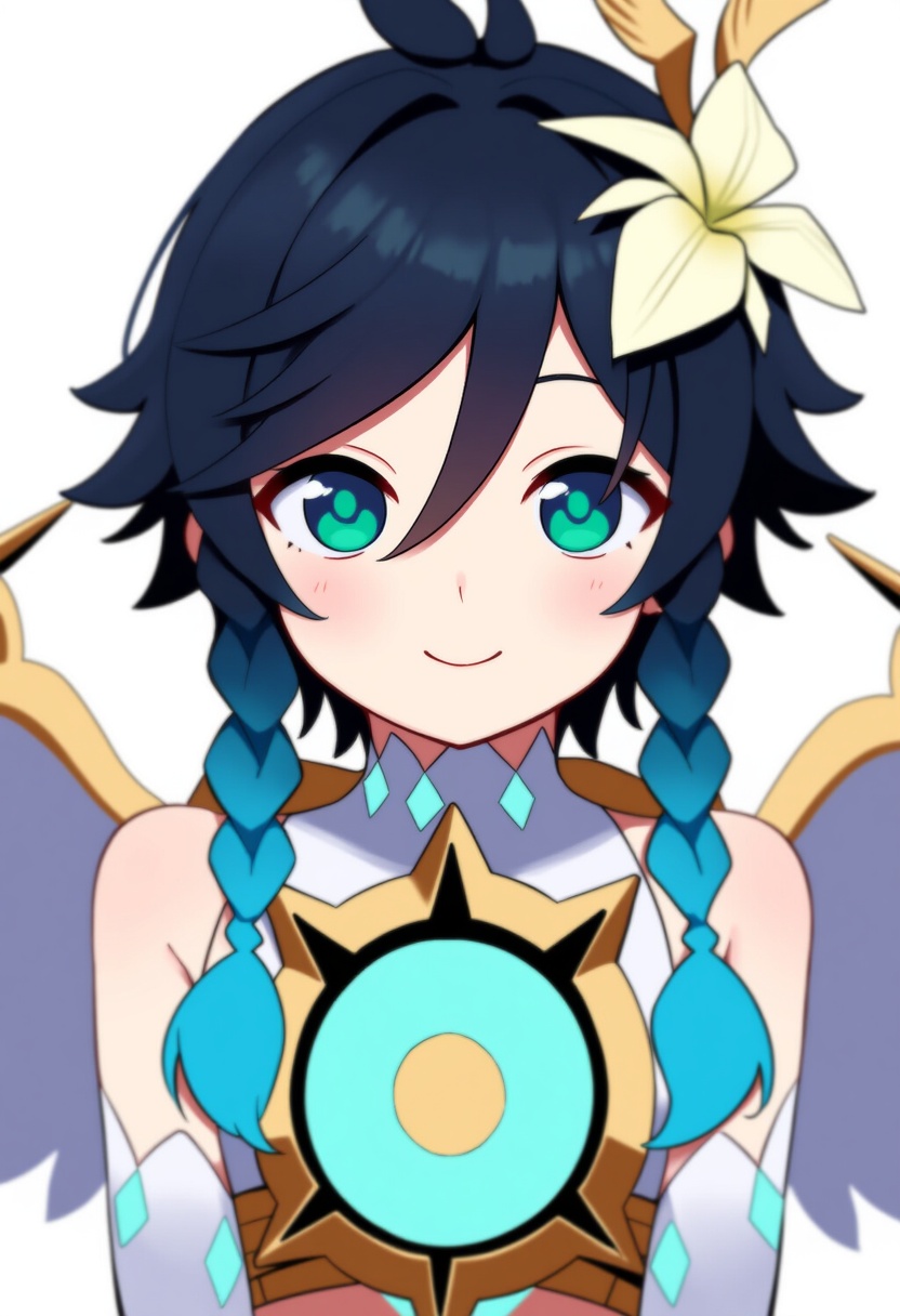 An image depicting venti (archon) (genshin impact)