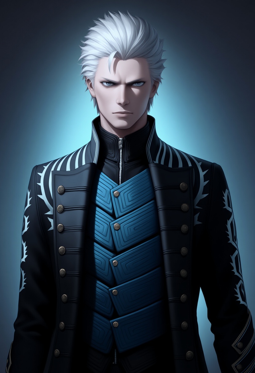 An image depicting vergil (devil may cry)
