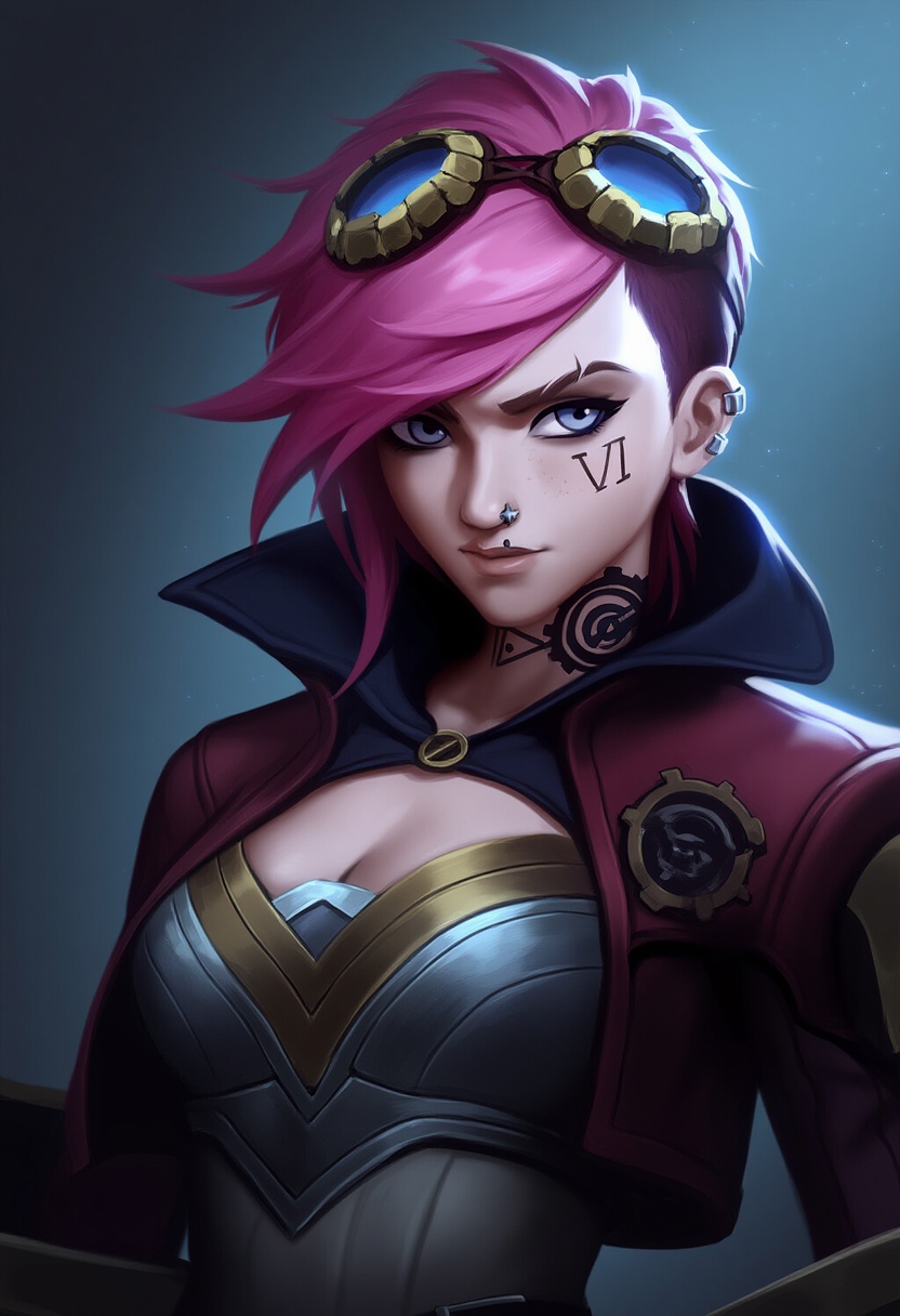 An image depicting vi (league of legends)