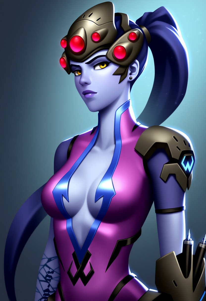 An image depicting widowmaker (overwatch)