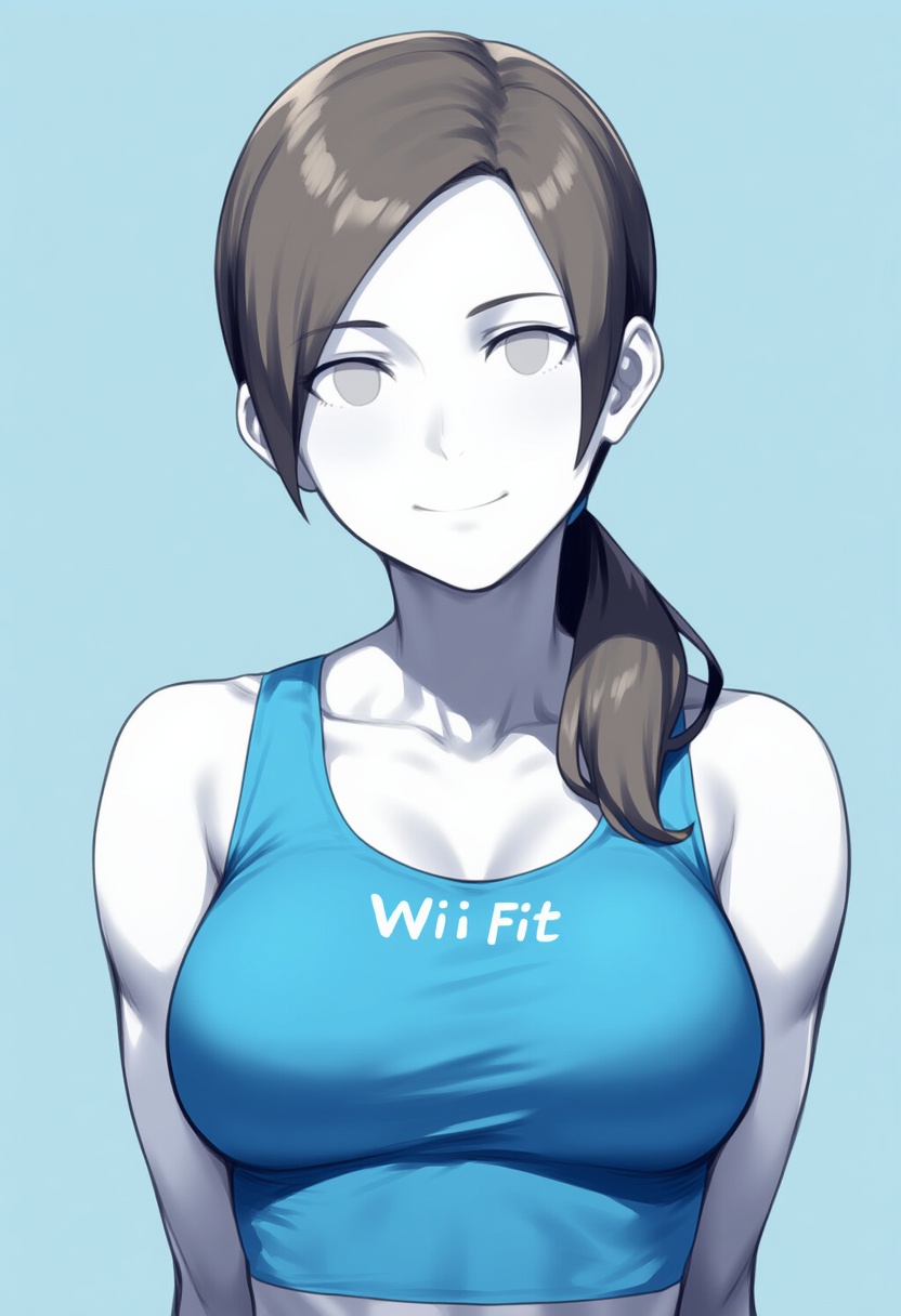 An image depicting wii fit trainer (female)