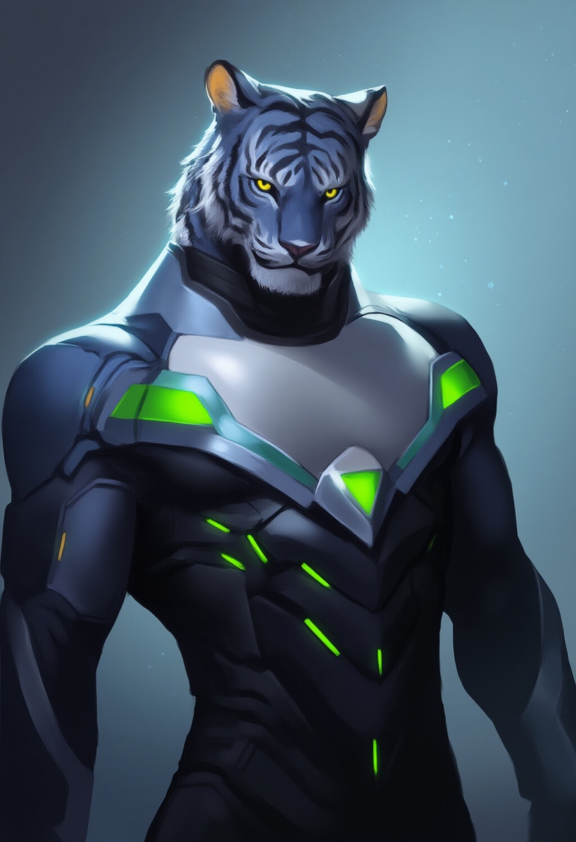 An image depicting wild tiger