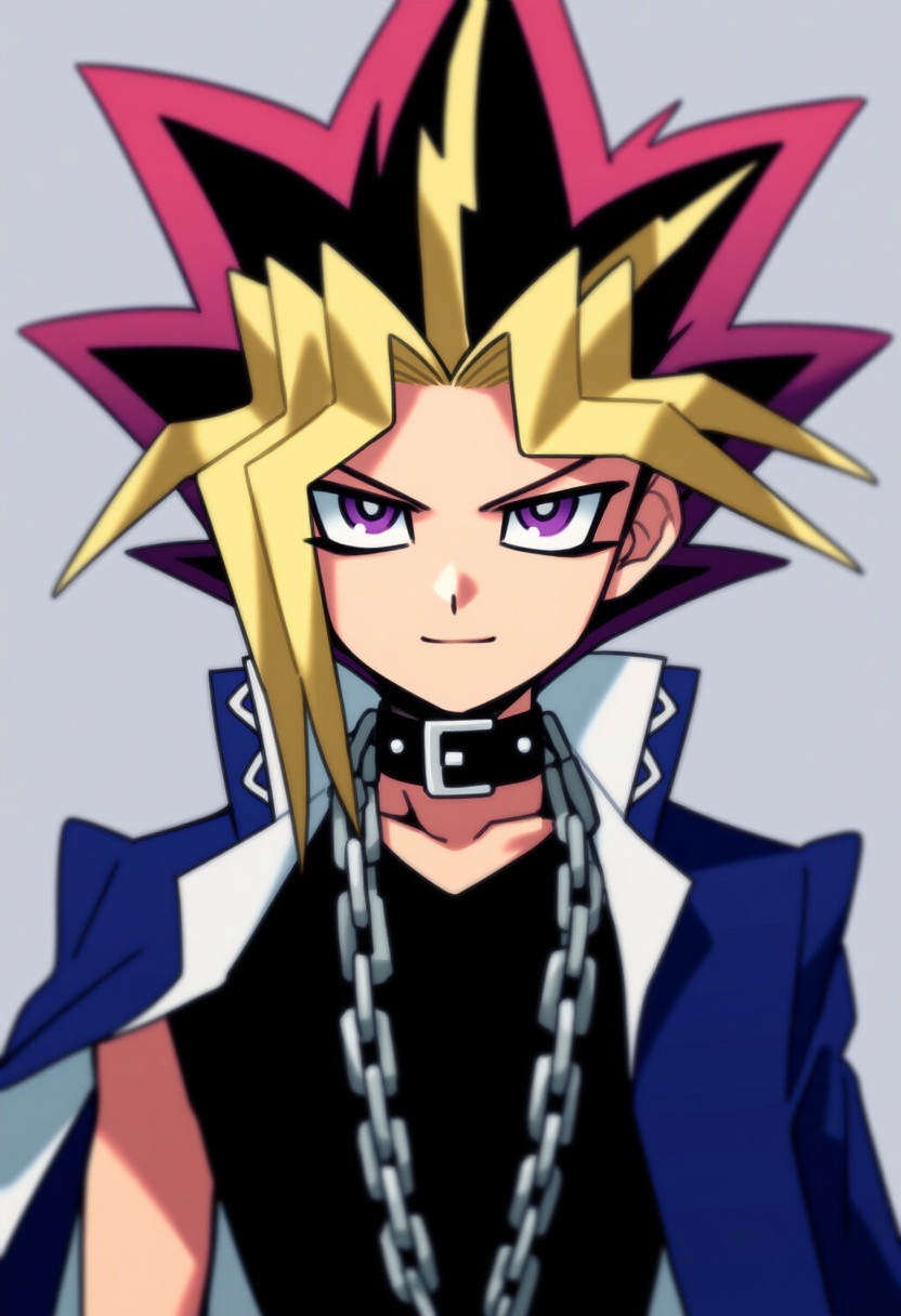 An image depicting yami yugi