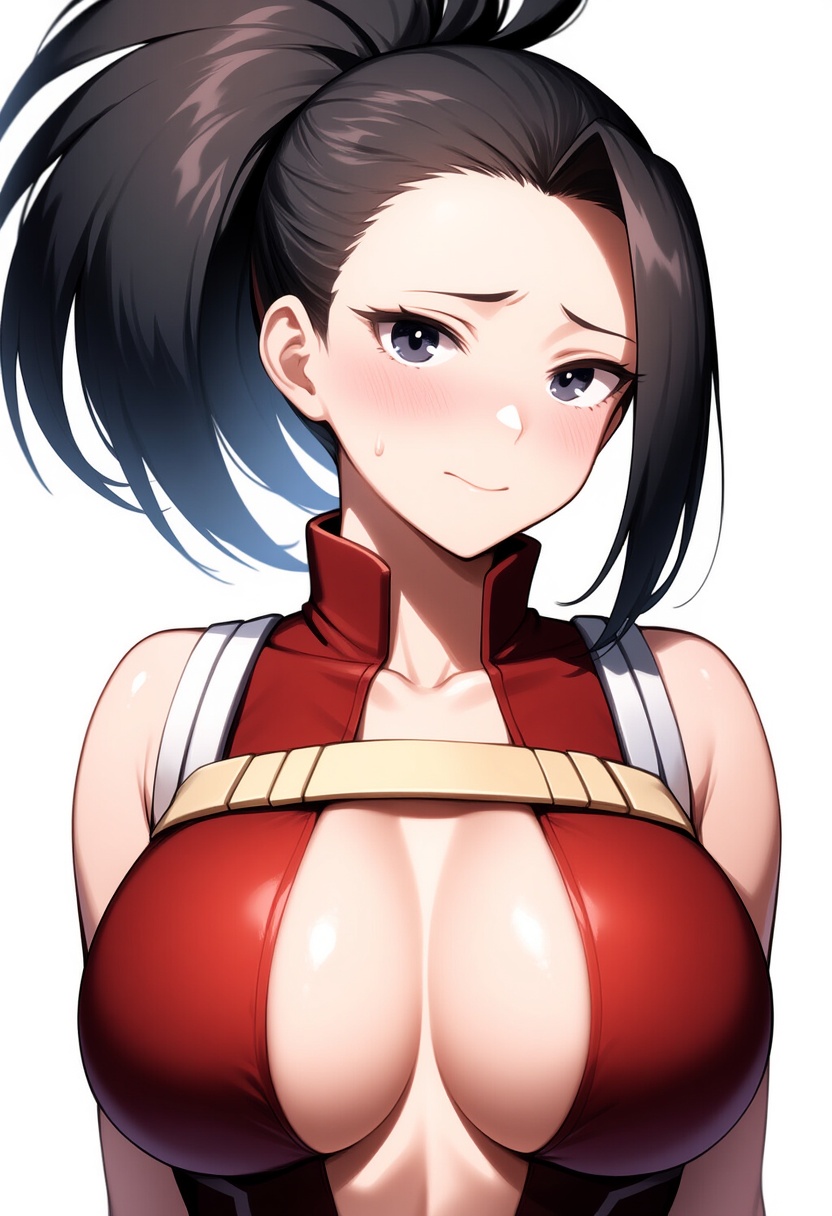An image depicting yaoyorozu momo