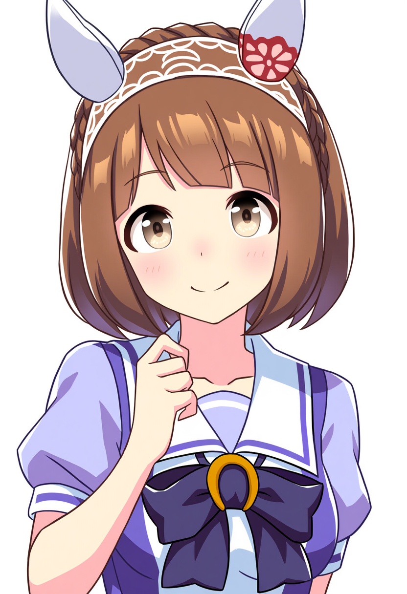 An image depicting yukino bijin (umamusume)