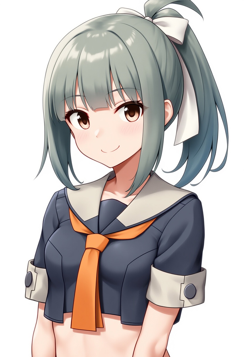 An image depicting yuubari kai ni (kancolle)