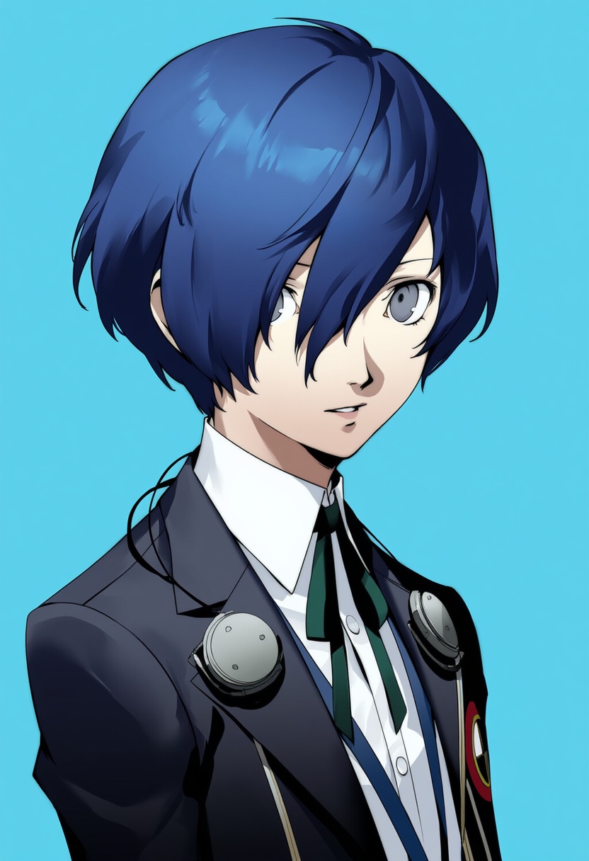 An image depicting yuuki makoto (persona 3)