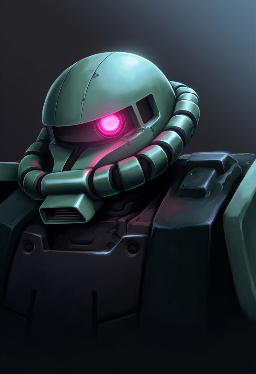 An image depicting zaku ii