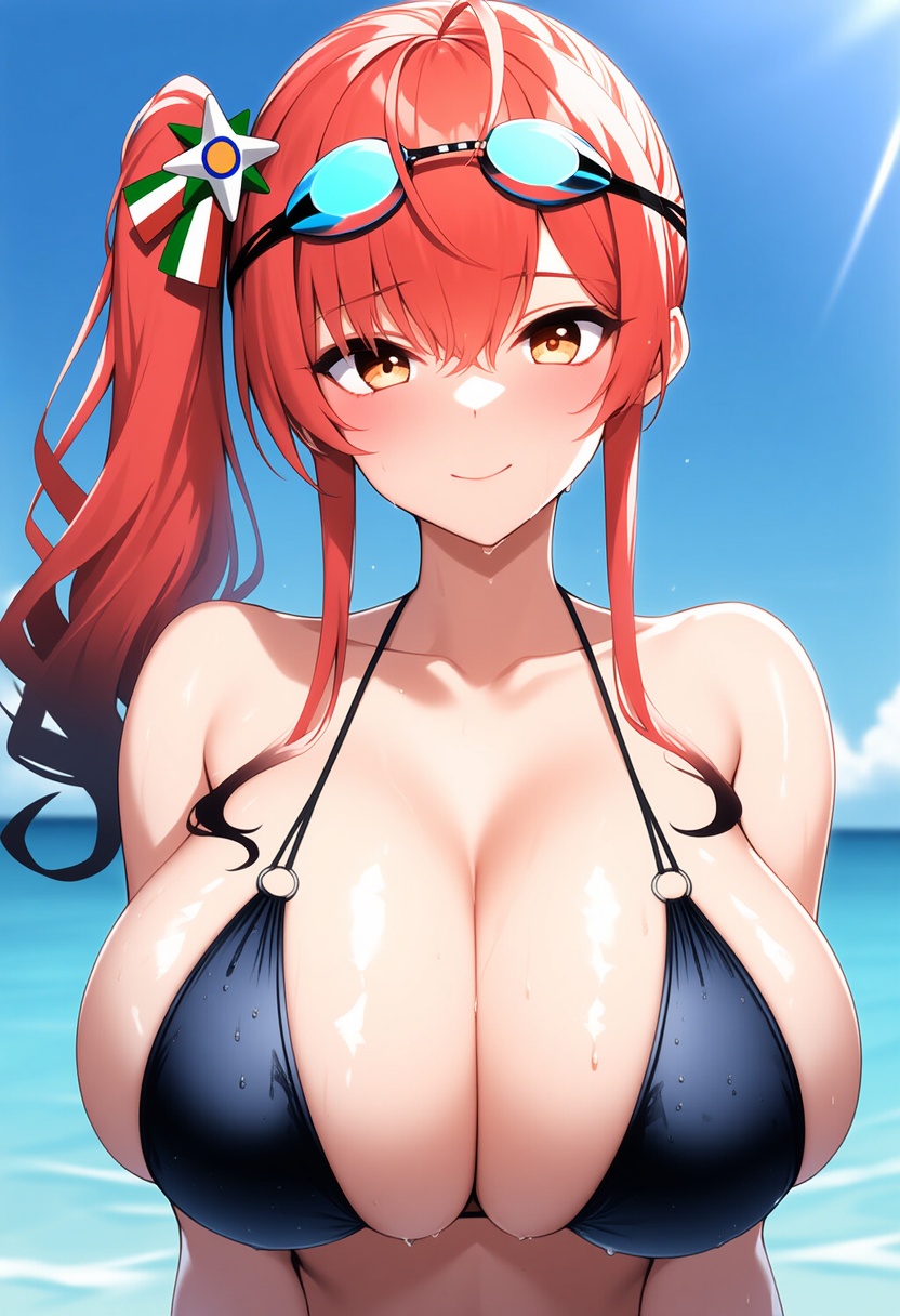An image depicting zara (poolside coincidence) (azur lane)