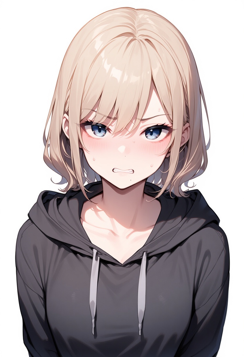 An image depicting clenched teeth