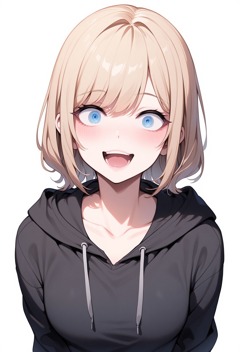 An image depicting crazy smile