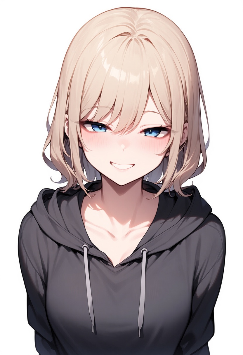 An image depicting seductive smile