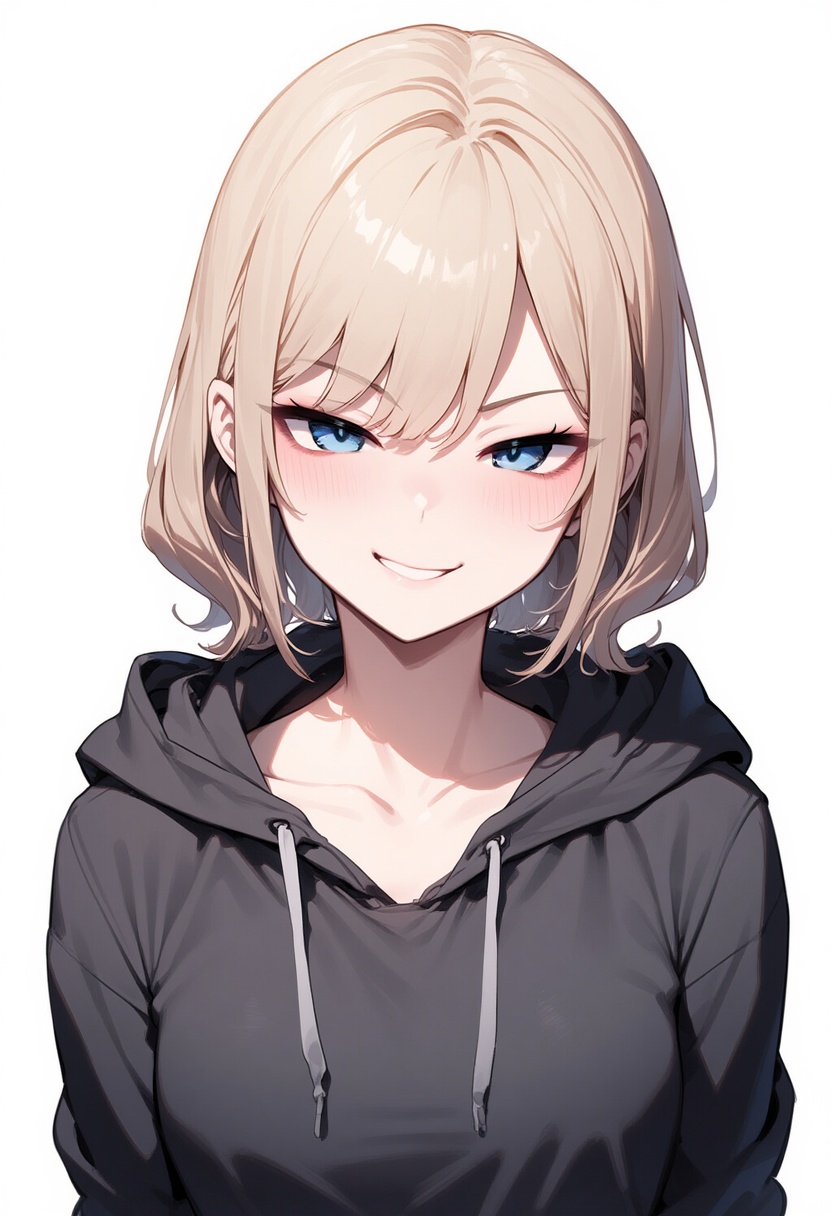 An image depicting smirk