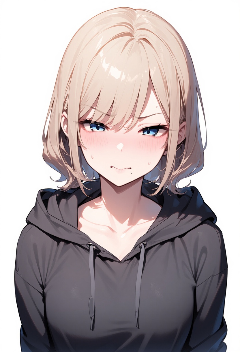 An image depicting stifled laugh