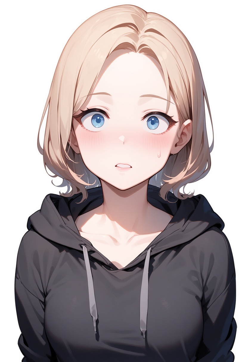 An image depicting wide-eyed