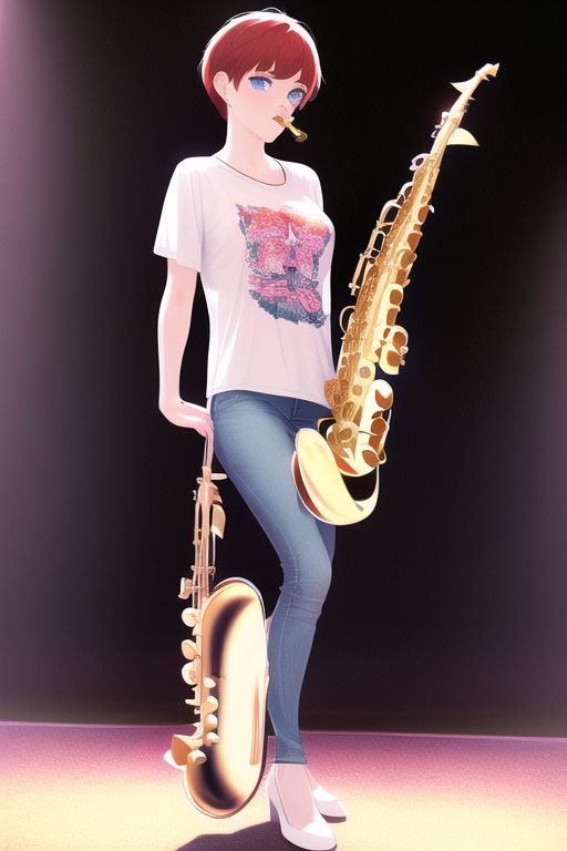 An image depicting Alto saxophone