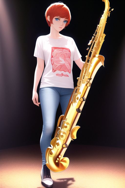 An image depicting Bass saxophone