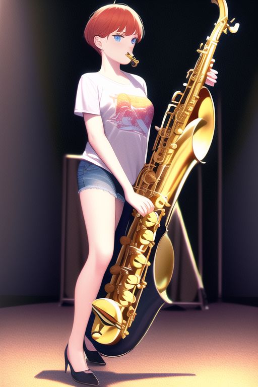 An image depicting Contrabass saxophone