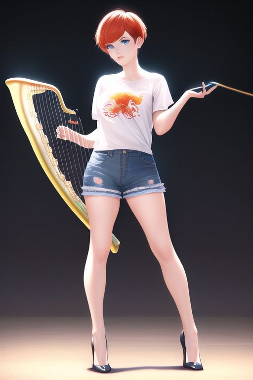 An image depicting Electric harp