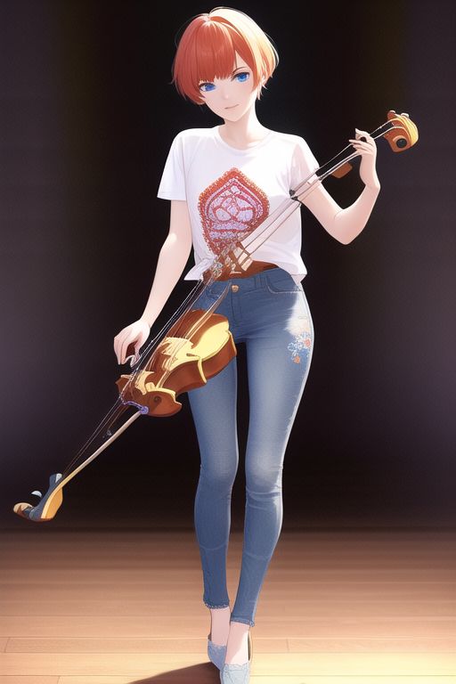 An image depicting Hardanger fiddle