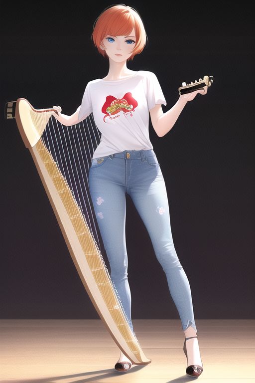 An image depicting Harp guitar