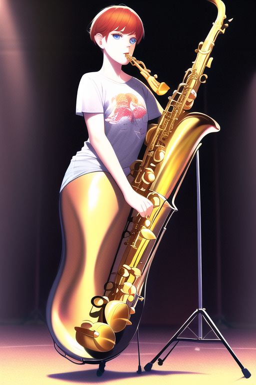 An image depicting Subcontrabass saxophone