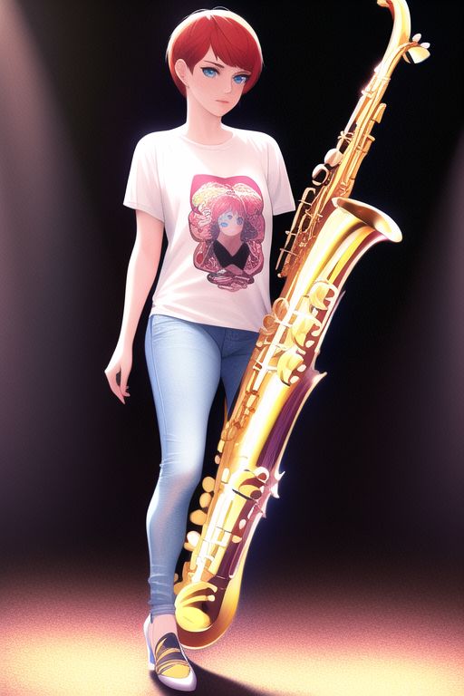 An image depicting Tenor saxophone